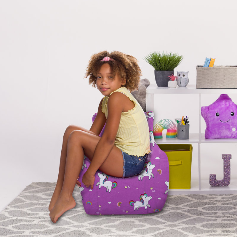 Fauteuil à billes avec siège structuré pour tout-petits et enfants, fauteuil confortable pour jouer, lire et regarder la télévision pour enfants, fauteuil Pasadena, plusieurs couleurs et tissus