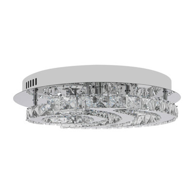 Modern Moon Ceiling Light Creative LED Flush Mount Lamp