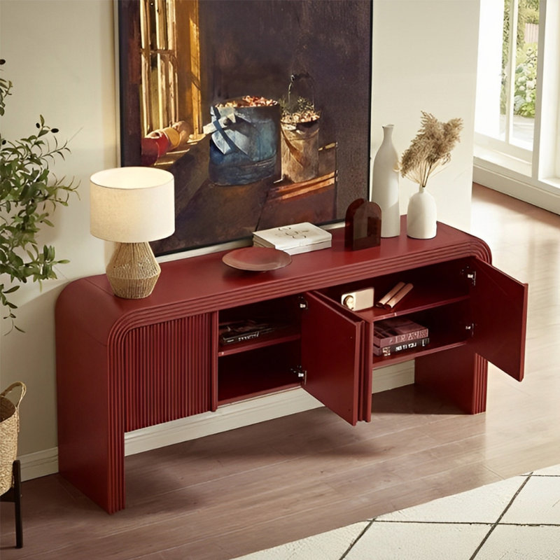 Modern Multifunctional Practical Console Table, 31.5" H x 70.87" W x 15.75" D