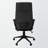 Gamada Adjustable Height Polyester Office Chair, Black 49.54'' H X 23.85'' W X 23.85'' D