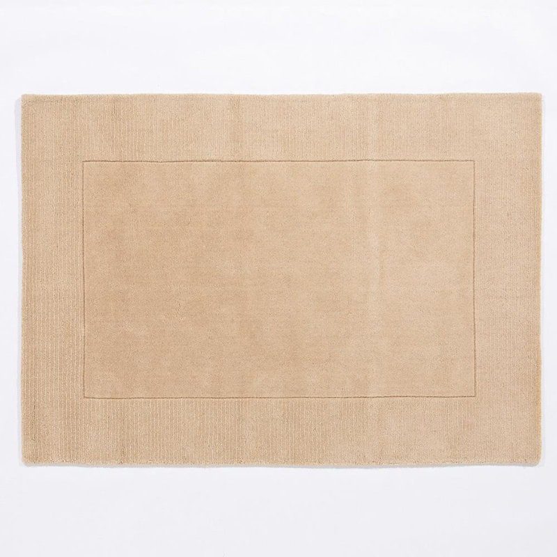 Rapheale Solid Colour Hand Woven Area Rug, Rectangle 160 x 230cm 