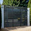 Sadiyah Wood Fence Panels Included-1642759516