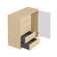 Hugo Chest of 5 Drawer 113Cm with Door-75050752