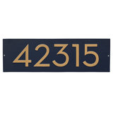 Floating Modern 4" Number Horizontal Address Plaque (5 Digits)