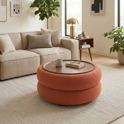 Round Coffee Table With Storage