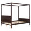 Lit plateforme à baldaquin en bois-1723884323