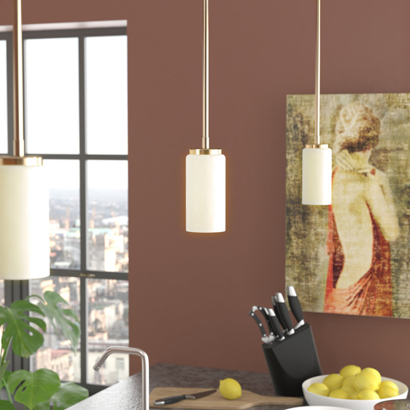 Alturas One Light Mini-Pendant from Generation Lighting , Satin Bronze