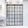 Houston 56-60" W x 76" H Double Sliding Frameless Shower Door with 3/8" Grid Clear Glass