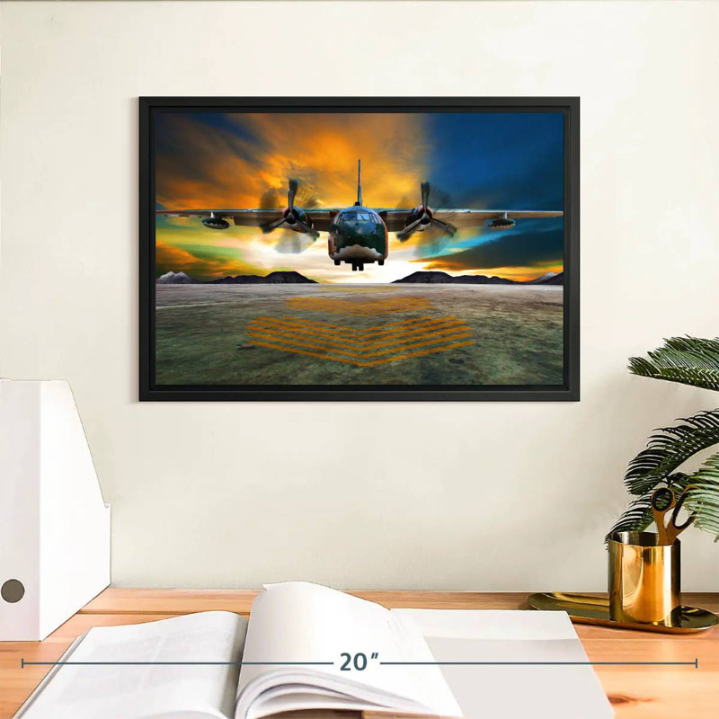 Mehar Air Force Aircraft, 9" H x 13" W