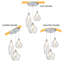 3 - Light Glass Cluster Globe Pendant