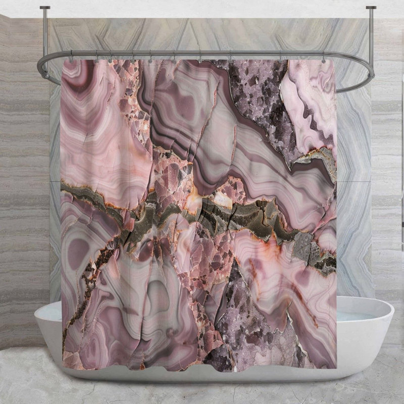 Derriana Shower Curtain, 84" H x 70" W