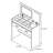 Modern Flip-Top Vanity Desk with Adjustable LED Mirror and Integrated Power Outlet - Functional Makeup Table with Drawers and Jewelry Storage Solution