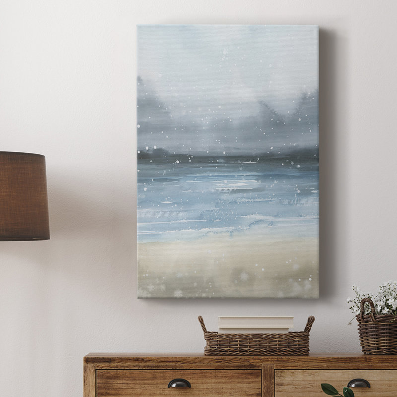 Étoiles et la mer I - galerie Cavas sur mesure, H 18 po x l 12 po
