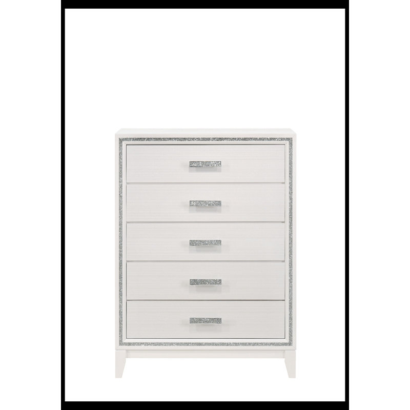 Commode d'appoint Jemir, Blanc