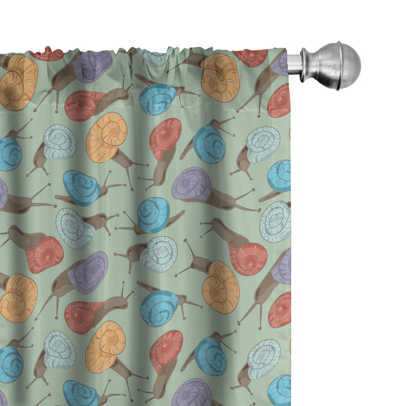 Semi-Sheer Rod Pocket Sliding Panel, 28" x 63"