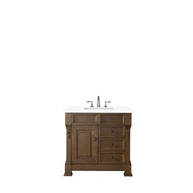 Darby Home Co Darry 36 Single Bathroom Vanity Set Base Finish: White