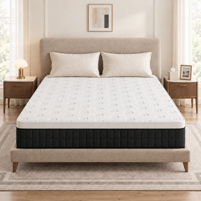12" Medium Firm Hybrid Mattress with Individually Wrapped Pocket Coils, Motion Isolation and CertiPUR-US® Certified Foam