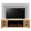 Console de télé avec foyer électrique pour téléviseur de 95 po ou moins Tybee
