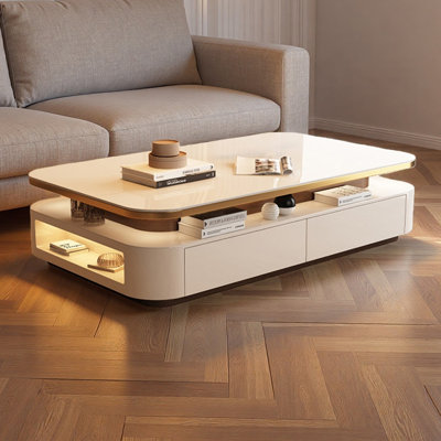 Table basse italienne de luxe minimaliste