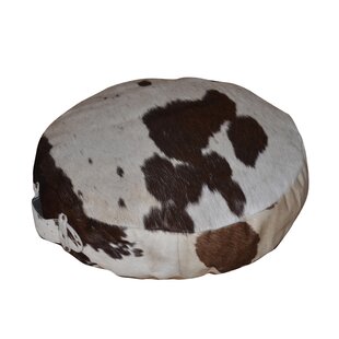 Round Leather/Suede Pillow Cover & Insert
