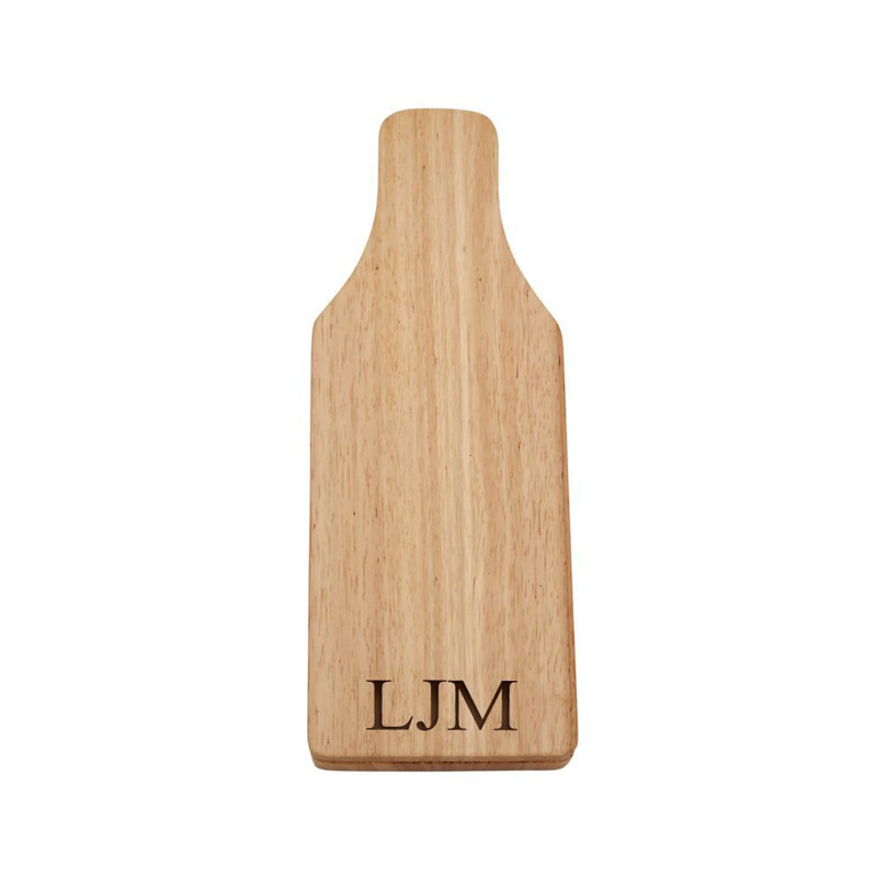 Ensemble de panneaux de fromage et plateaux 4 pièces en forme de bouteille de vin