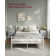 Bedside, Side End Table With Storage, 2 Removable Fabric Drawers, For Bedroom, Living Room, Cloud White, Dove Grey, 30 X 40 X 55 Cm