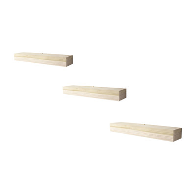  Poplar Floating Shelves