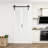 84'' Solid - Manufactured Wood Primed Louvered with Installation Hardware Kit Bi-Fold barn Door-99309713