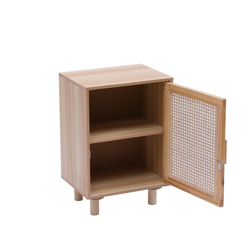 Alquaves 40cm W Manufactured Wood Bedside Table