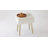 Tabouret de coiffeuse en fausse fourrure avec rangement et repose-pieds en métal doré Repose-pieds Repose-pieds Multifonctionnel-2139963257