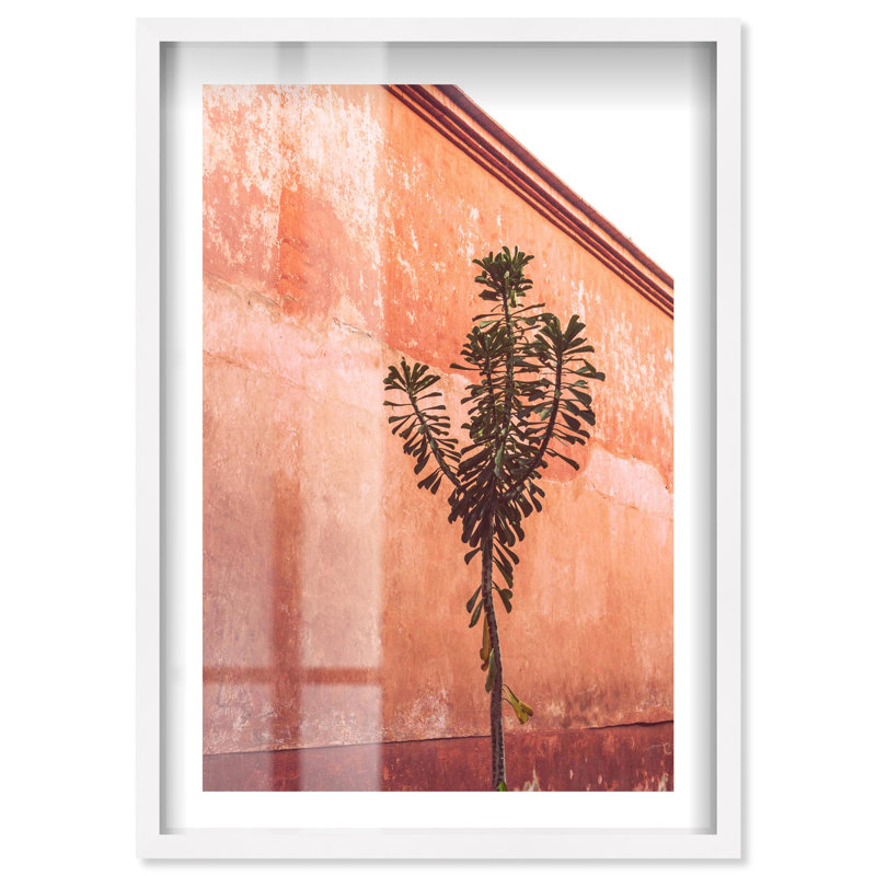 Décoration murale Rustic Wall Shadowbox Print Desert par Notoriart, cadre blanc, 11 x 16, H 16 po x l 11 po, Cadre blanc