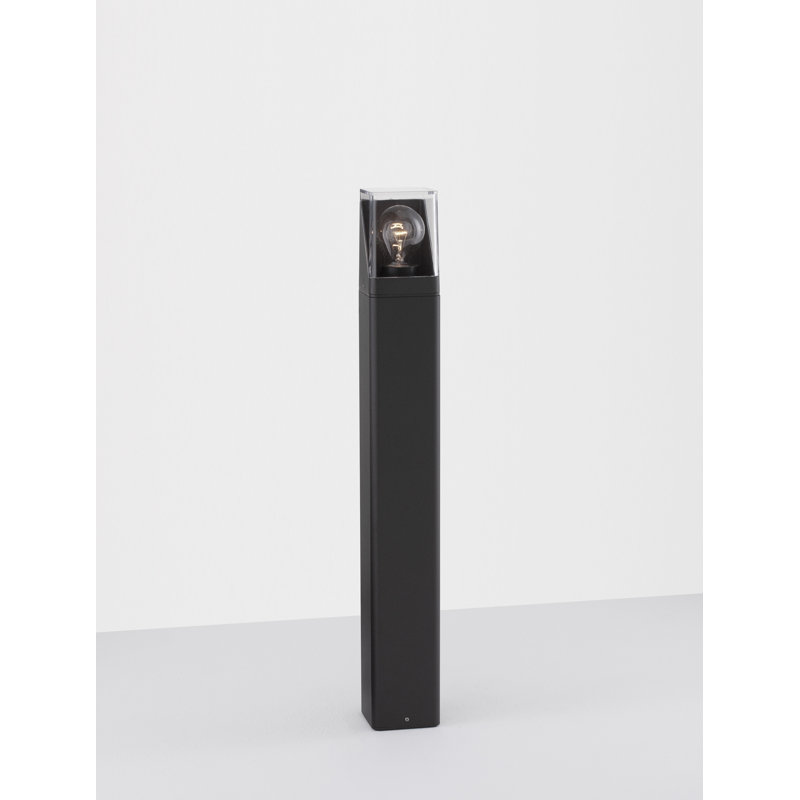 Black Integrated LED Metal Bollard Light