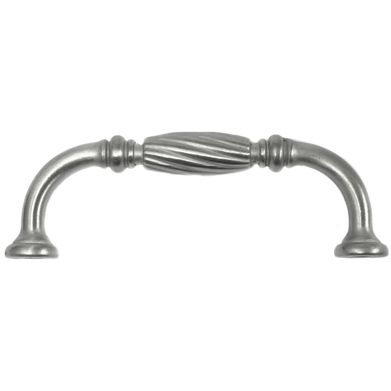 Poignée barre 5 po French Twist, 3", Nickel satiné