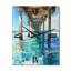 Beach Photo Pier Reflections VII - Horloge murale nautique et plage-99629832