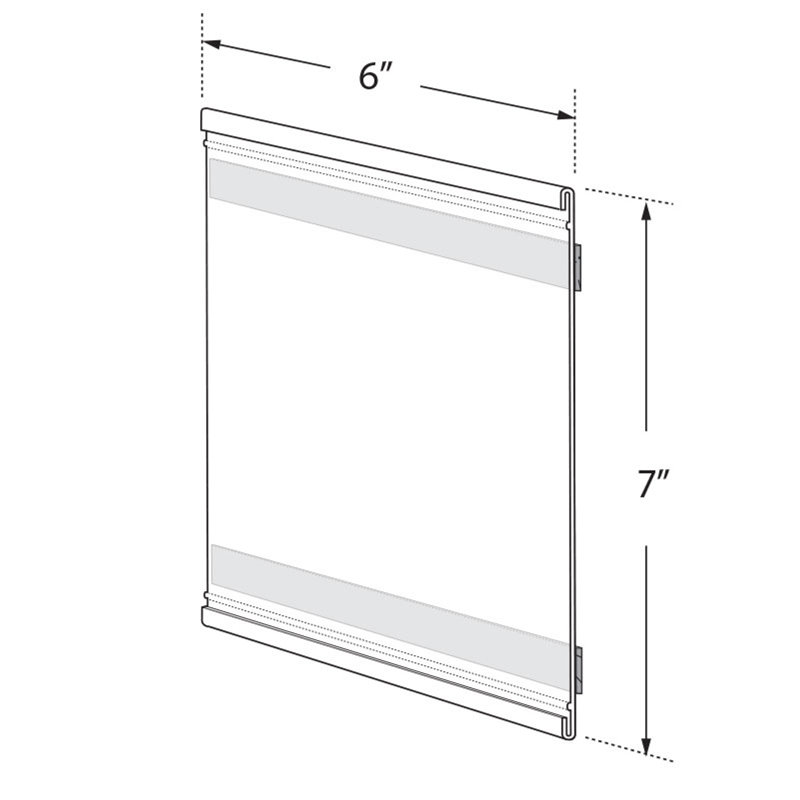 6"W x 7"H Adhesive-Back Nameplate, 10-Pack