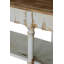 Console en bois avec tablette ouverte