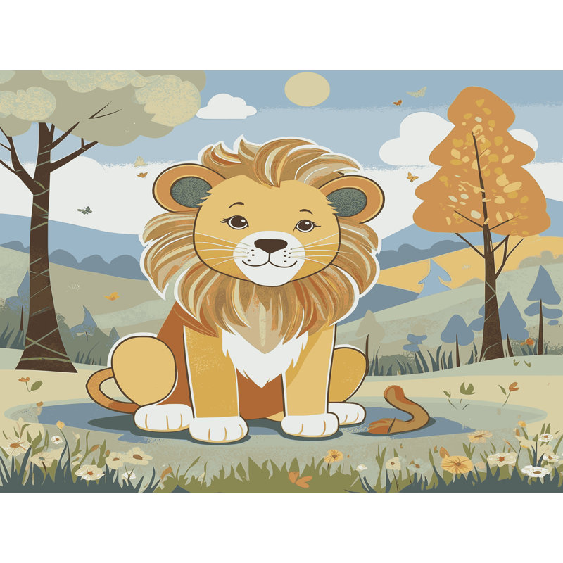 Tapis pour enfants East Urban Home, Rectangle de 5 pi x 8 pi