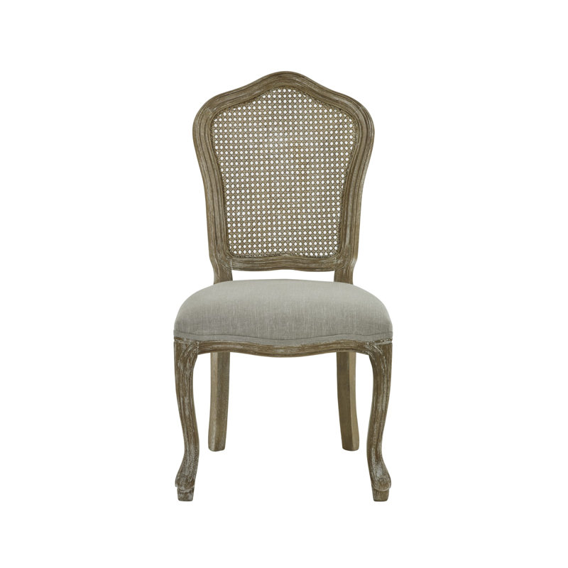 Tamkia 49cm H Polyester Upholstered Full Back Side Chair in Brown