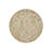 Beige Traditional Patterned Round Woven Base Vintage Decorative Carpet-1252663994