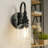 Cassiel 1- Light Matte Black Wall Sconce-1687298834