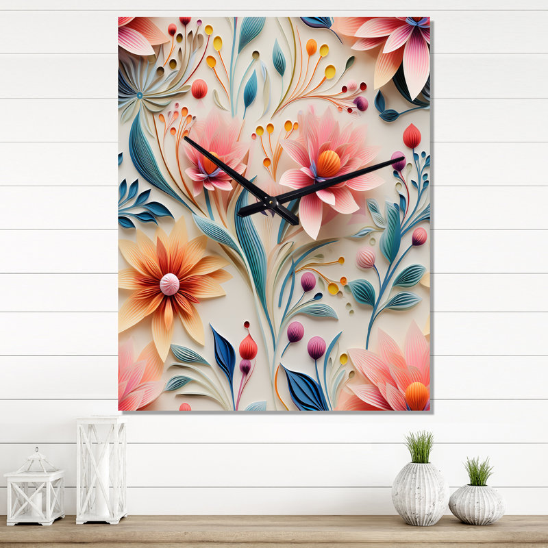 Jaquar - Horloge murale bohémienne et éclectique, Très petit