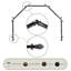 Ensemble de tringle à rideaux simple 5 pièces et quincaillerie pour baie vitrée-116334334-62983210