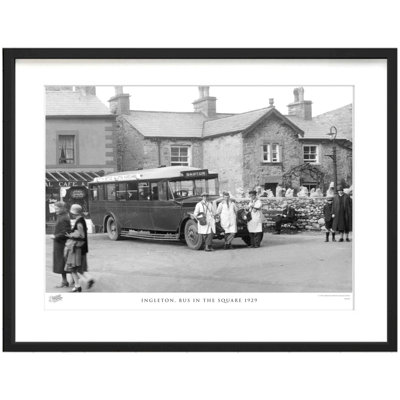 Ingleton, Bus In The Square 1929 - Single Picture Frame Print