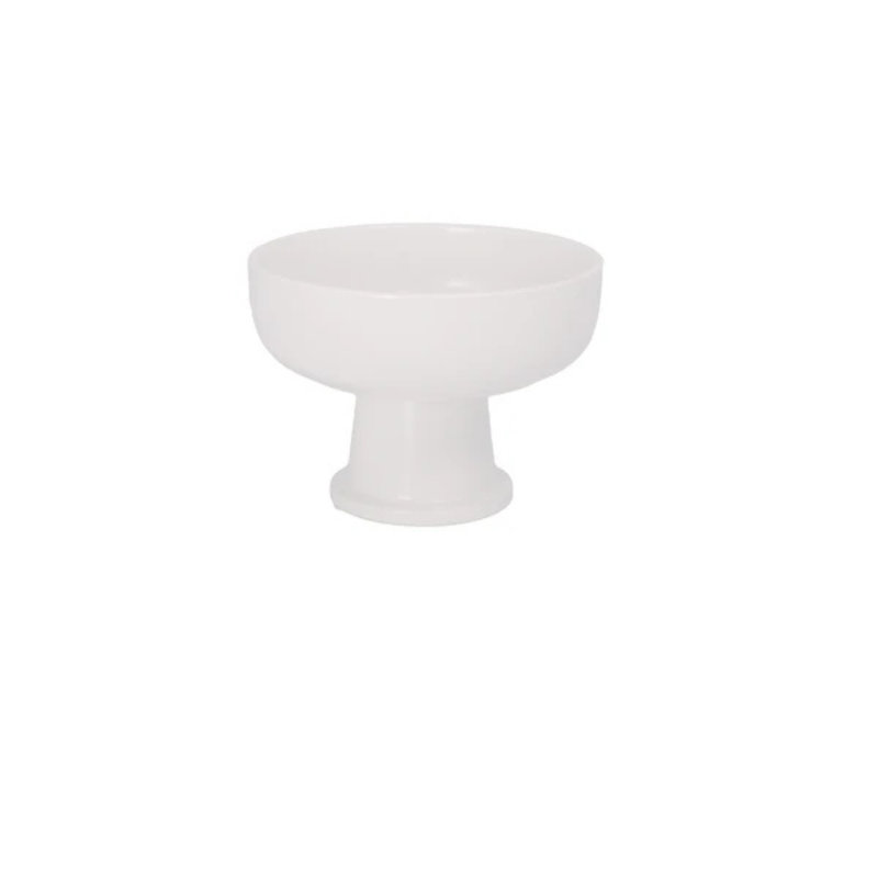 Dolomite Ceramic Pot Matte White