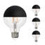 Ampoule G25 5 W à intensité variable avec demi-verre noir et base moyenne (E26)