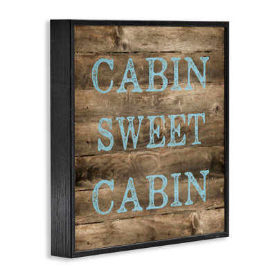 Art de giclée encadrée Sweet Cabin