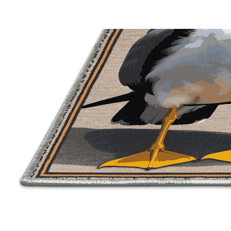  Tapis lavable Great Gull Birds, Rond 8 pi