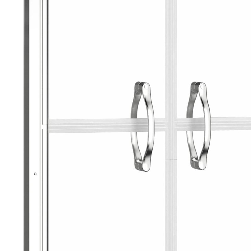 Shower Door Clear ESG 28"x74.8", Silver