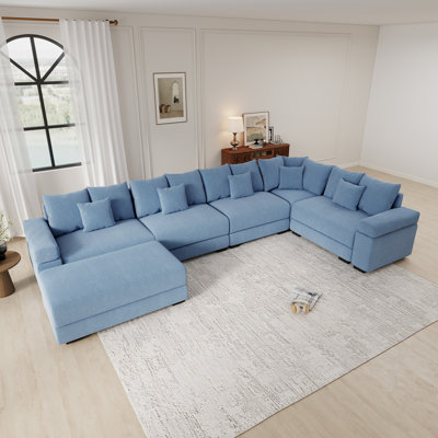 Canapé modulaire surdimensionné de 154 po avec méridienne Cloud