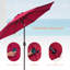 Parasol de marché rond 106,3 po Asyraf-543737096